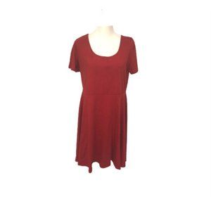 New plus size Women’s XXL Flare Mini Dress Red